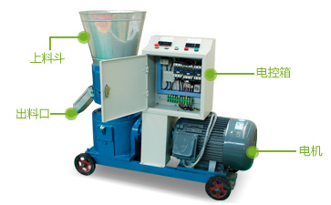 肉雞飼料顆粒機結(jié)構細節(jié)圖